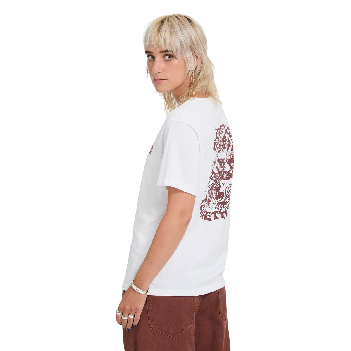 Radical Daze Up Tee White Bild 7