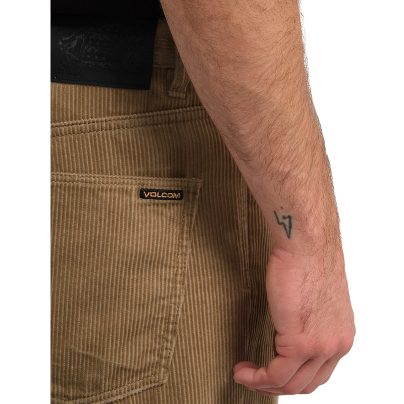 Billow Tapered Cord Pant KHAKI Bild 2