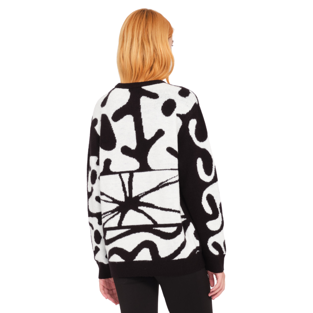 Fa Zephyr Sweater Black White Bild 2