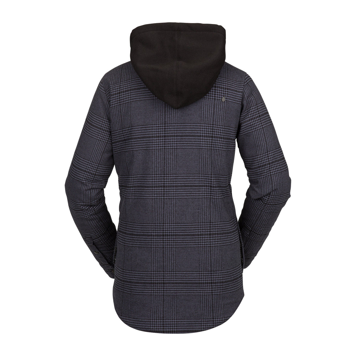 Hooded Flannel Jacket BLACK Bild 2