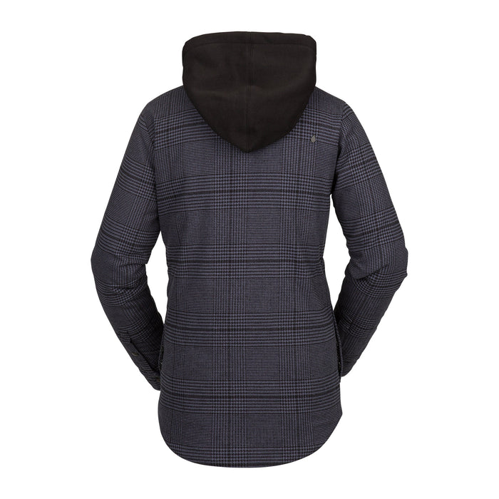 Hooded Flannel Jacket BLACK Bild 2