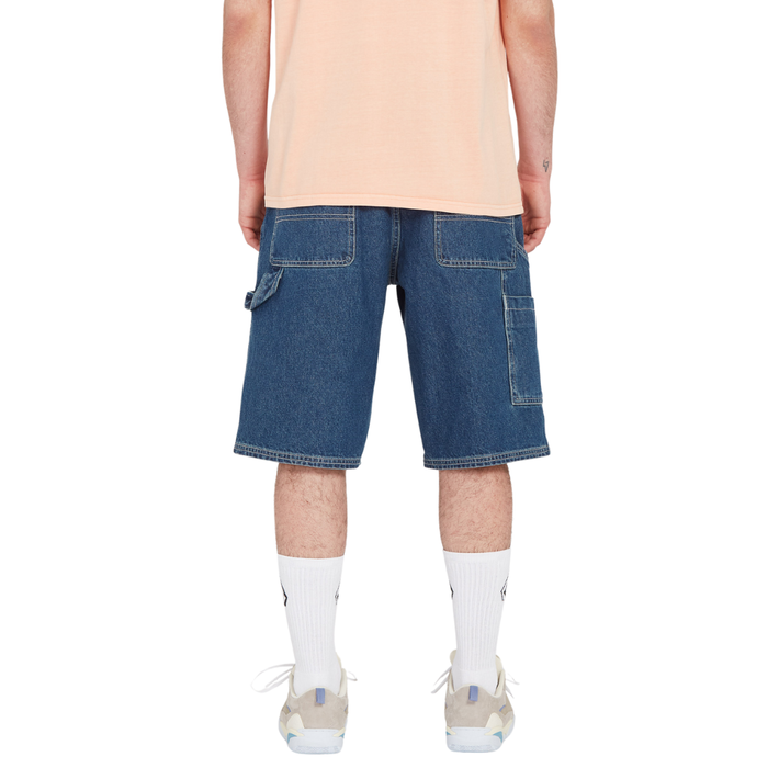 Labored Denim Utility Short Indigo Ridge Wash Bild 2