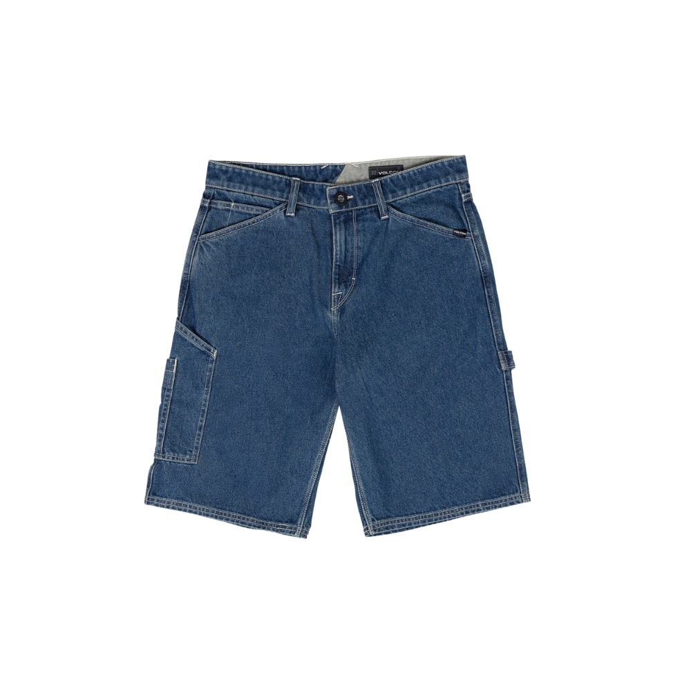 Labored Denim Utility Short Indigo Ridge Wash Bild 3