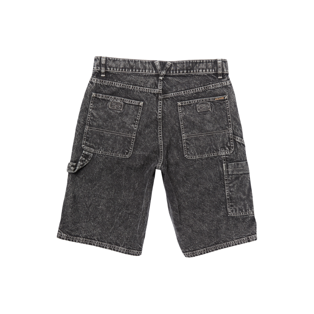 Labored Denim Utility Short Light Acid Black Bild 5