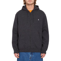 SNGL STN ZIP FLEECE HEATHER BLACK Bild 1