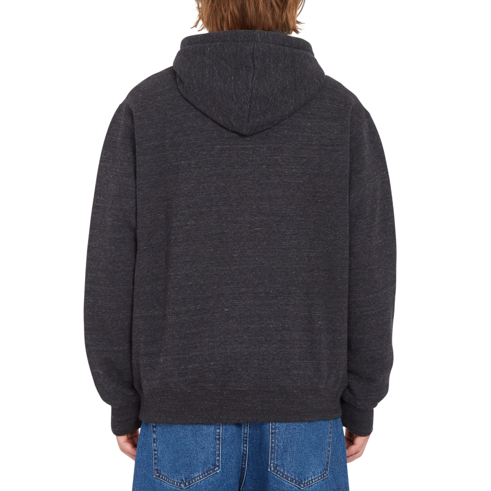 SNGL STN ZIP FLEECE HEATHER BLACK Bild 2