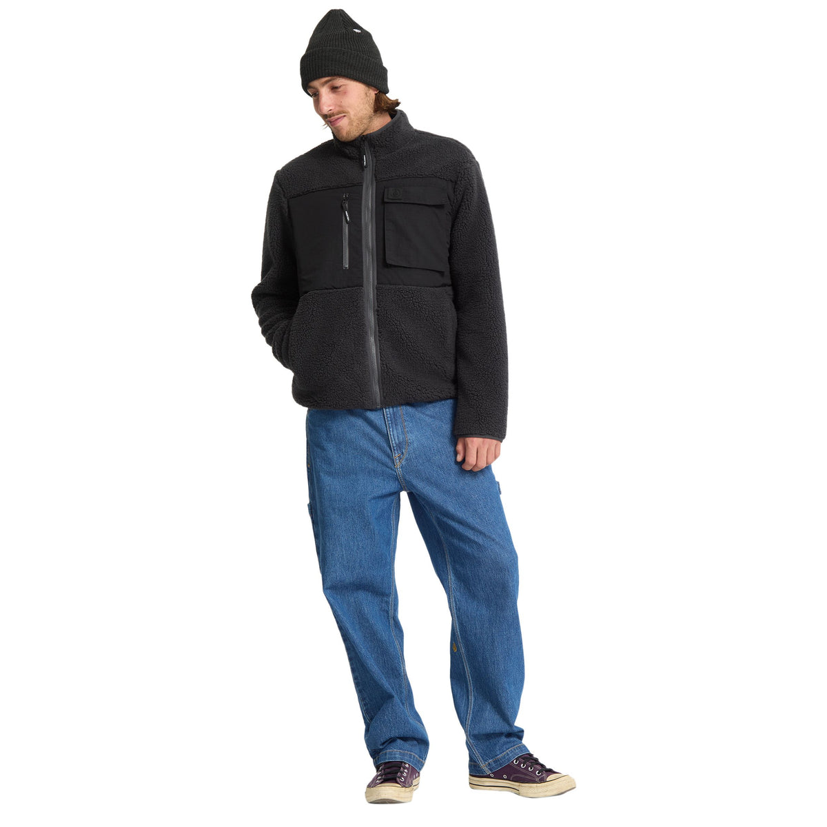 Storm Stone Zip Fleece Asphalt Black Bild 5