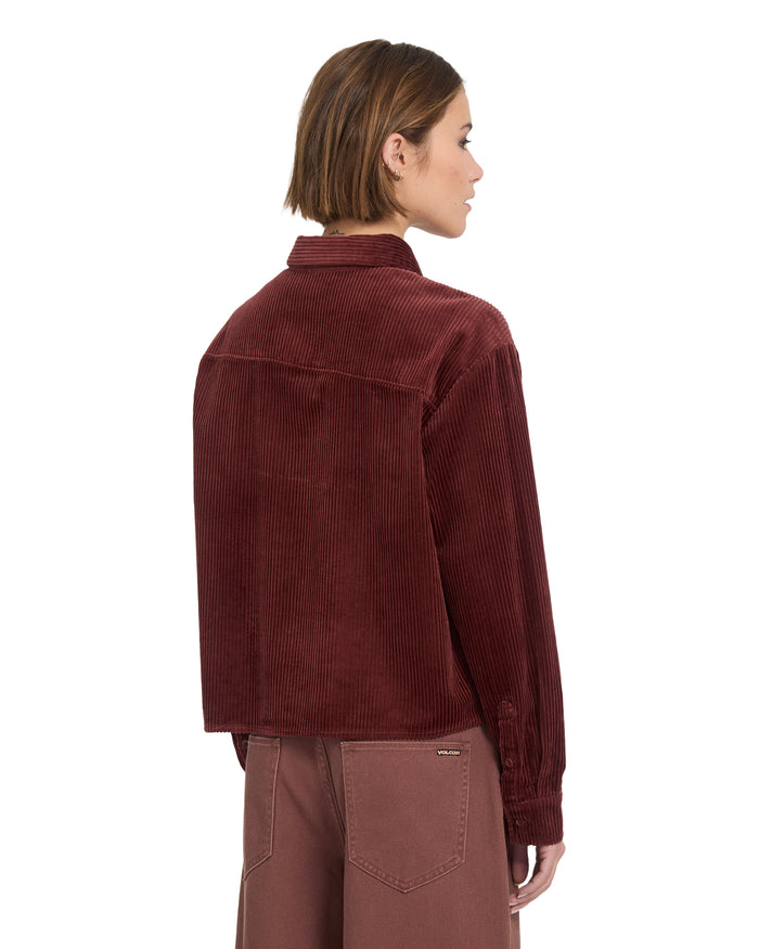 Weellow Cord Shirt Brick Bild 2