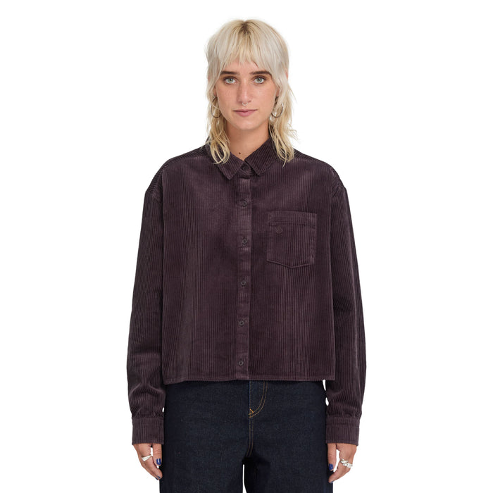 Weellow Cord Shirt Raisin Bild 1