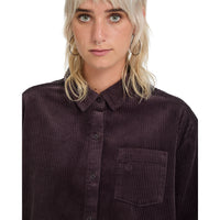 Weellow Cord Shirt Raisin Bild 4