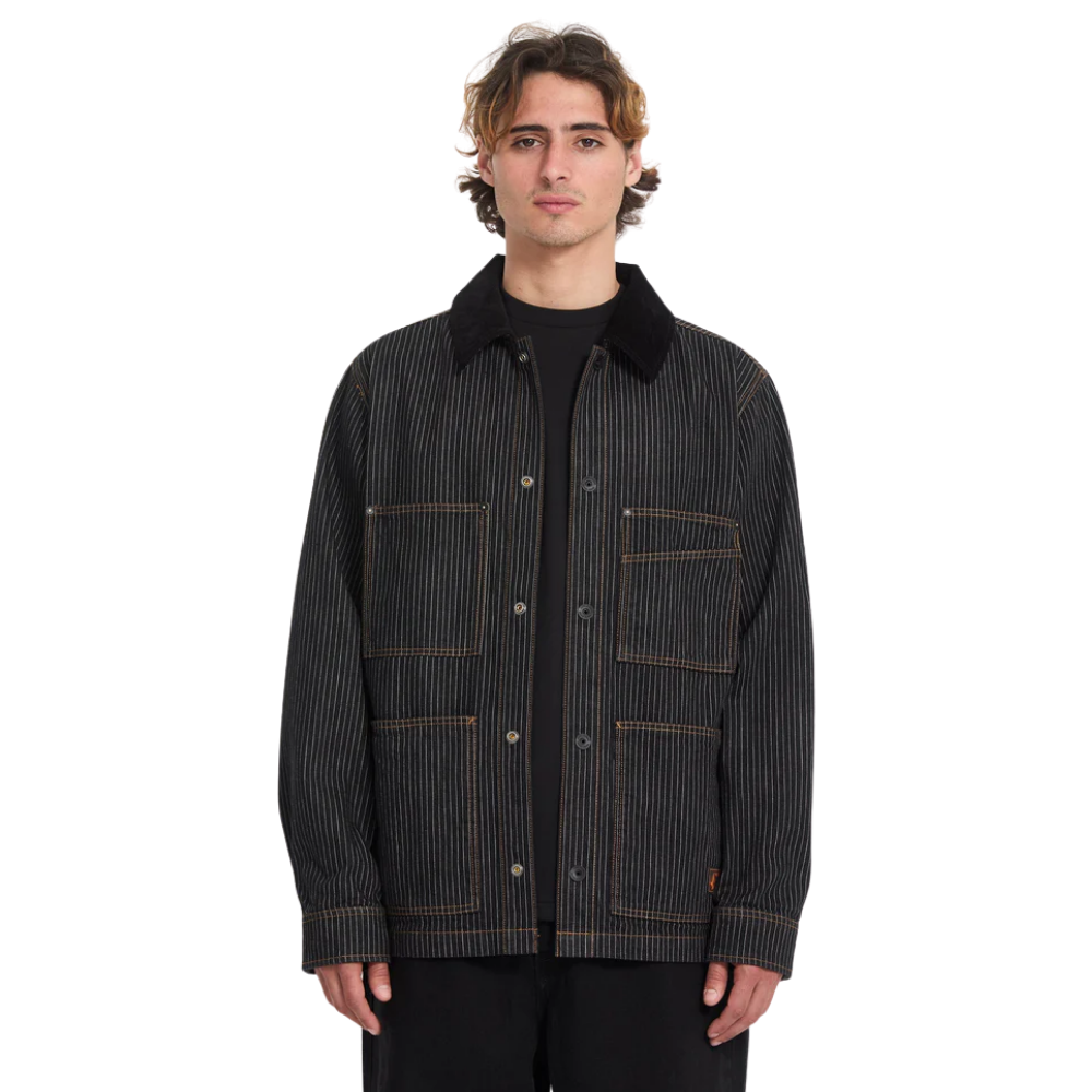 Work Dialed Jacket Black Stripe Bild 1