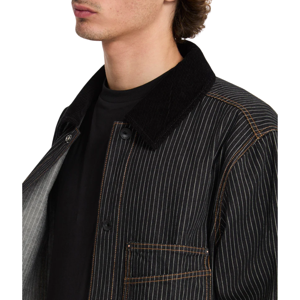 Work Dialed Jacket Black Stripe Bild 3