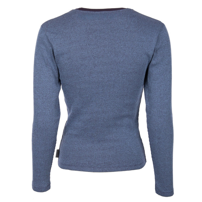2 Tone Rib LS Navy Bild 2