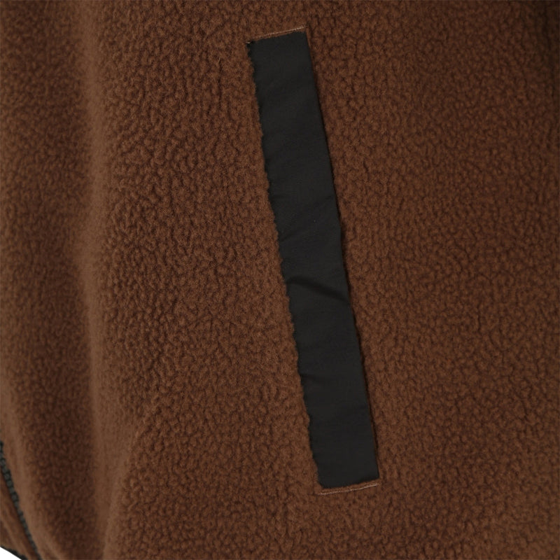 Auf Deck Fleece Jacket Dark Coffee Bild 3