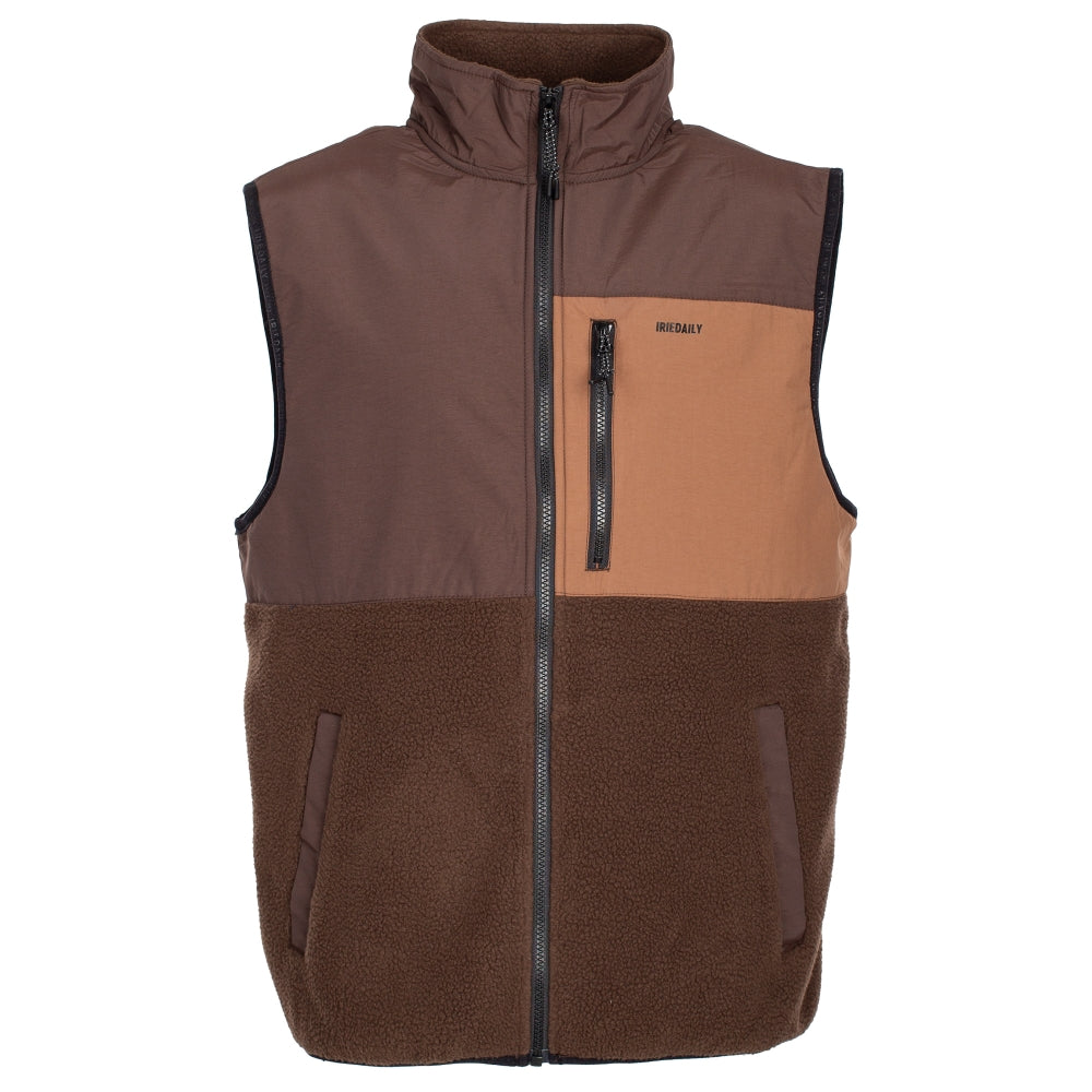 Auf Deck Fleece Vest Dark Coffee Bild 1