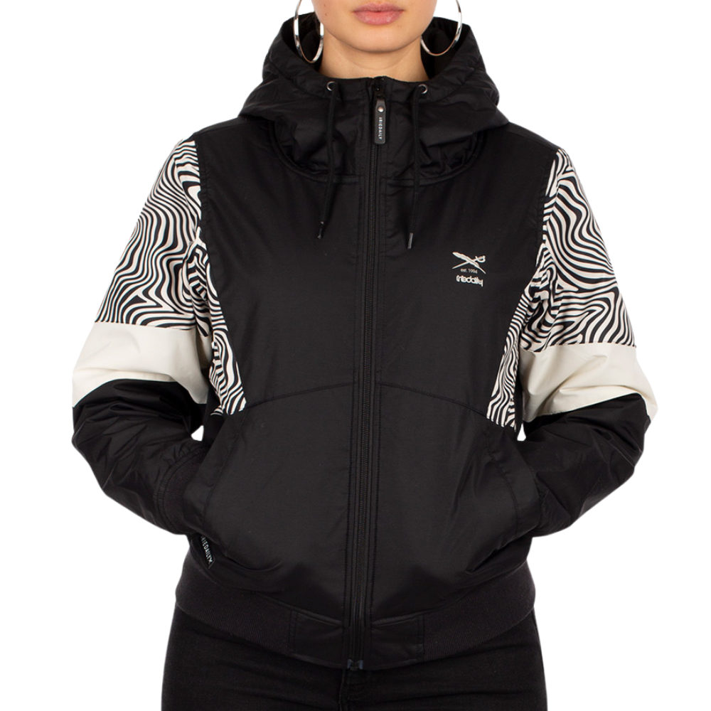 Blotchy Jacket Black White Bild 1