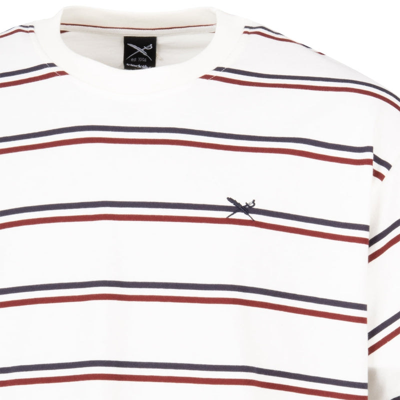 Callum Stripe T-Shirt Offwhite Bild 3