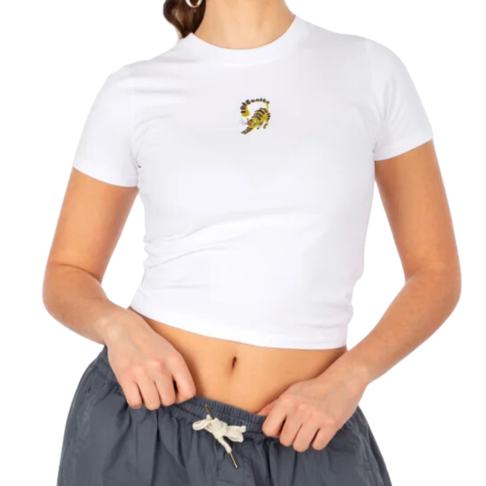 Catty Emb T-Shirt White Bild 1