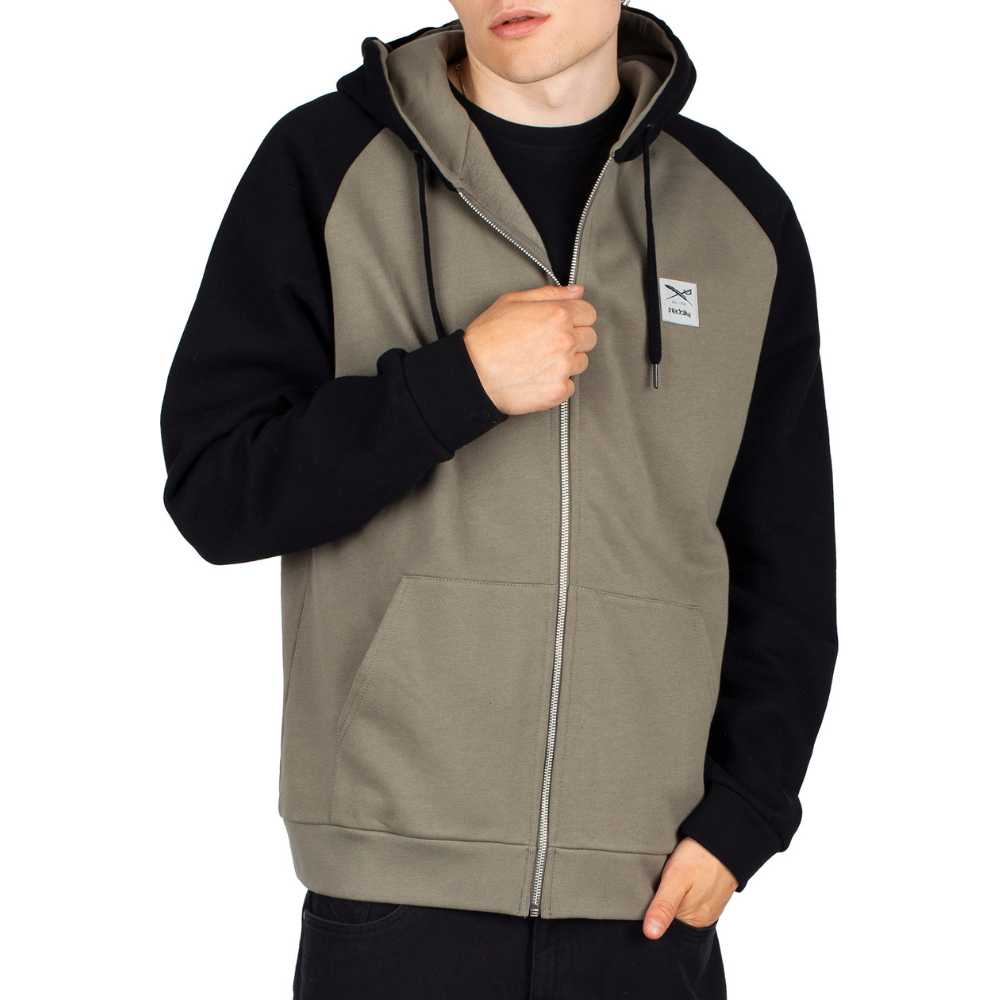 De College 2 Zip Hood Smokey Olive Bild 1
