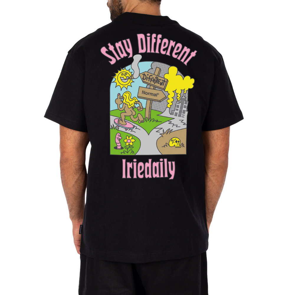 Differ Normal T-Shirt Black Bild 2