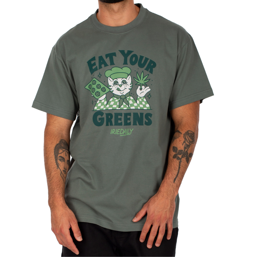 Eat Greens Tee jungle green Bild 1
