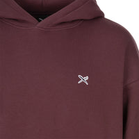 Flagloose Hoodie Aubergine Bild 3