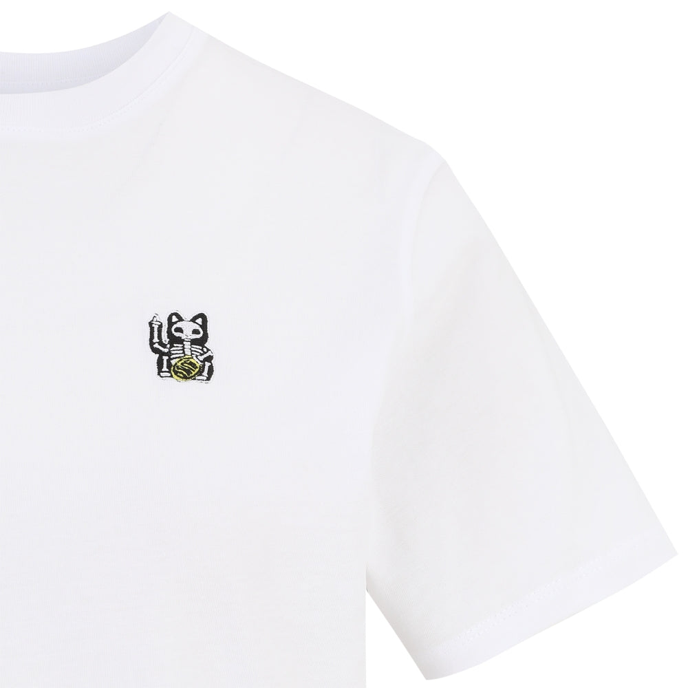 Hallow Cat T-Shirt White Bild 3