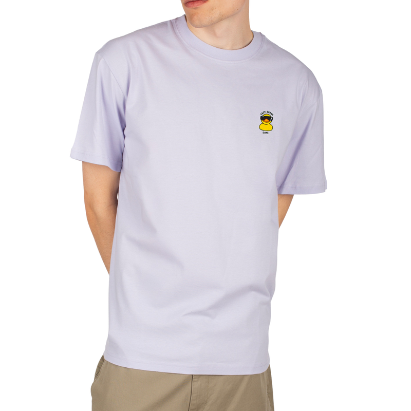 Lazy Sunny Day Emb Tee Light Lilac Bild 1