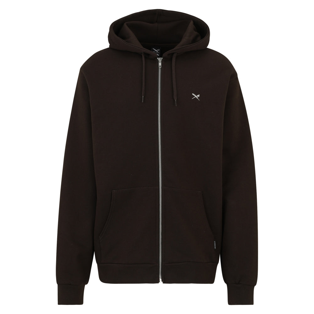 Mini Flag 2 Zip Hood Dark Coffee Bild 1