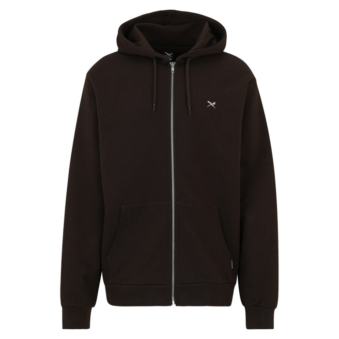 Mini Flag 2 Zip Hood Dark Coffee Bild 1