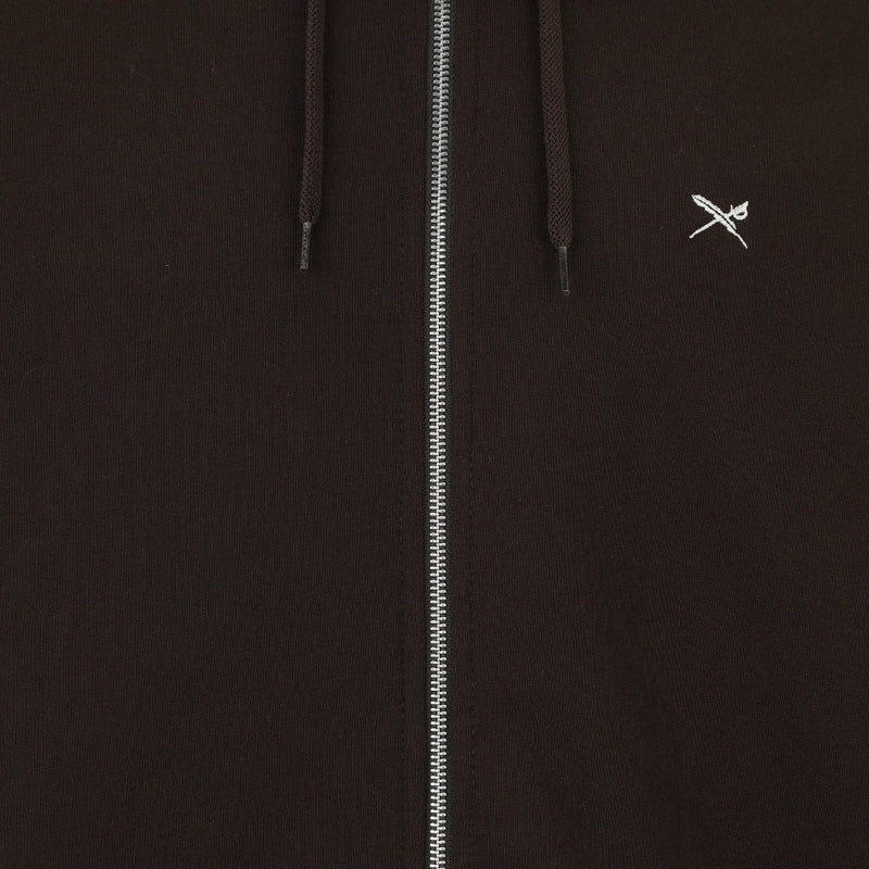 Mini Flag 2 Zip Hood Dark Coffee Bild 3