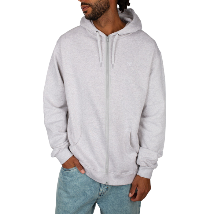 Mini Flag 2 Zip Hood Ash Heather Bild 1