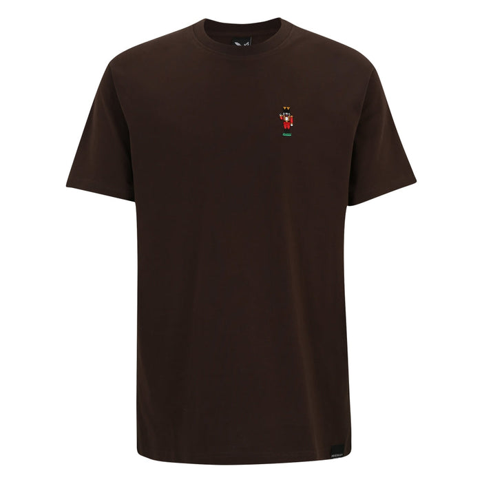 Nutcrax Emb Tee Dark Coffee Bild 1