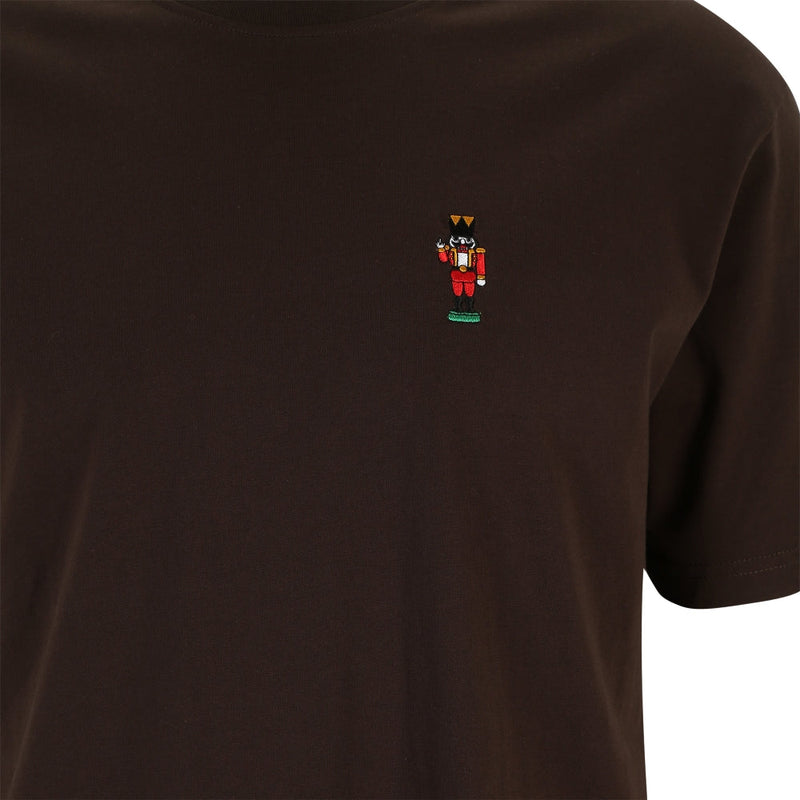 Nutcrax Emb Tee Dark Coffee Bild 3