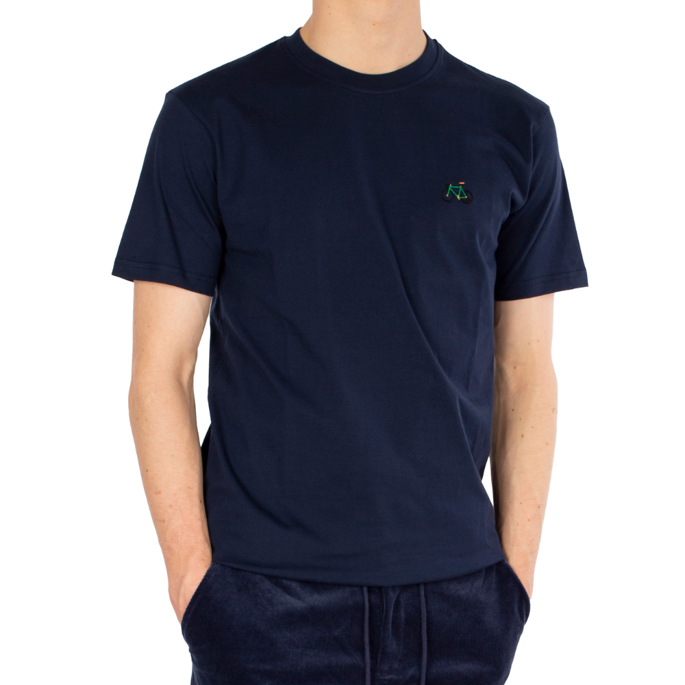 Peaceride Emb Tee Midnight Bild 1