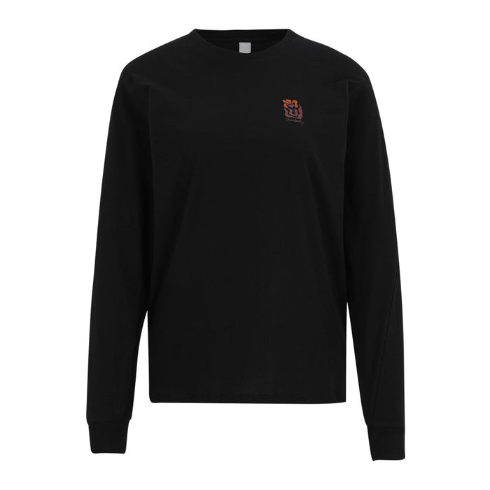 Square Flowers LS Black Bild 1