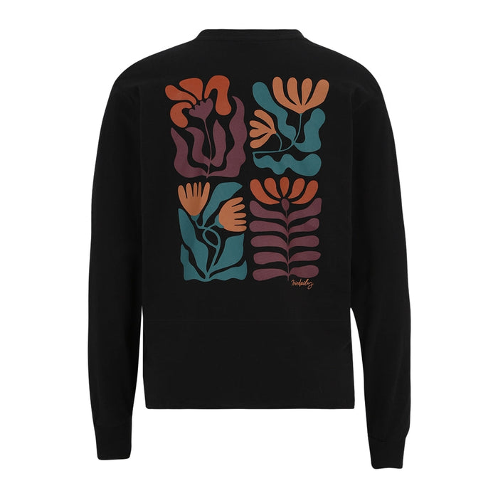 Square Flowers LS Black Bild 2