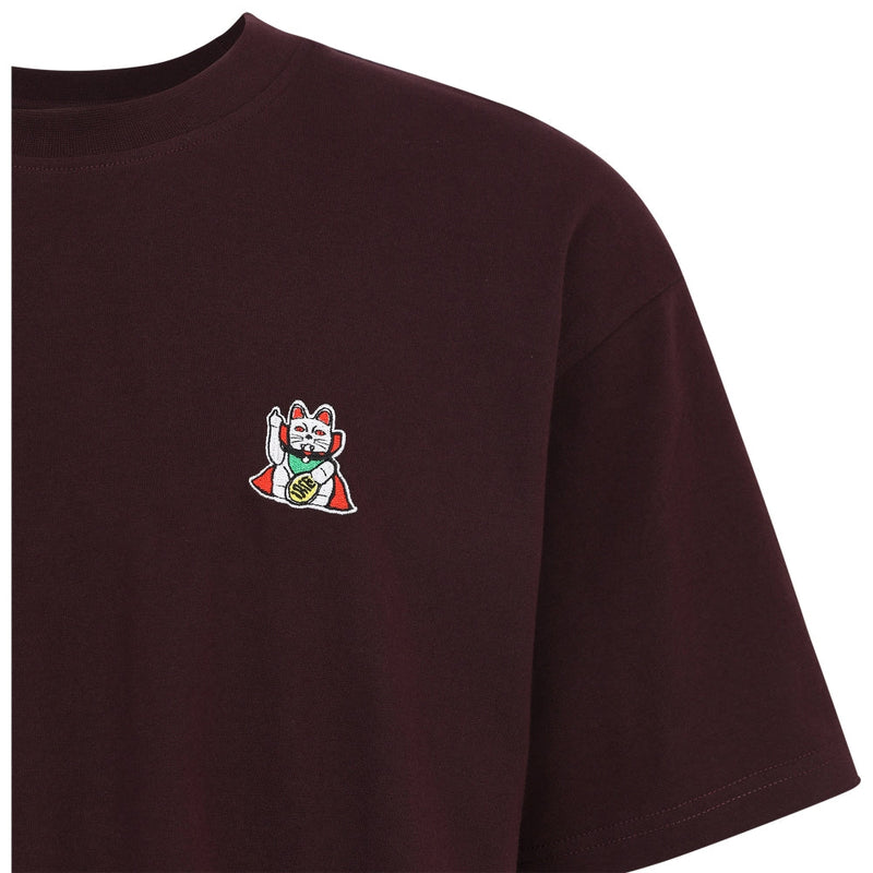 Vamp Cat T-Shirt Aubergine Bild 3