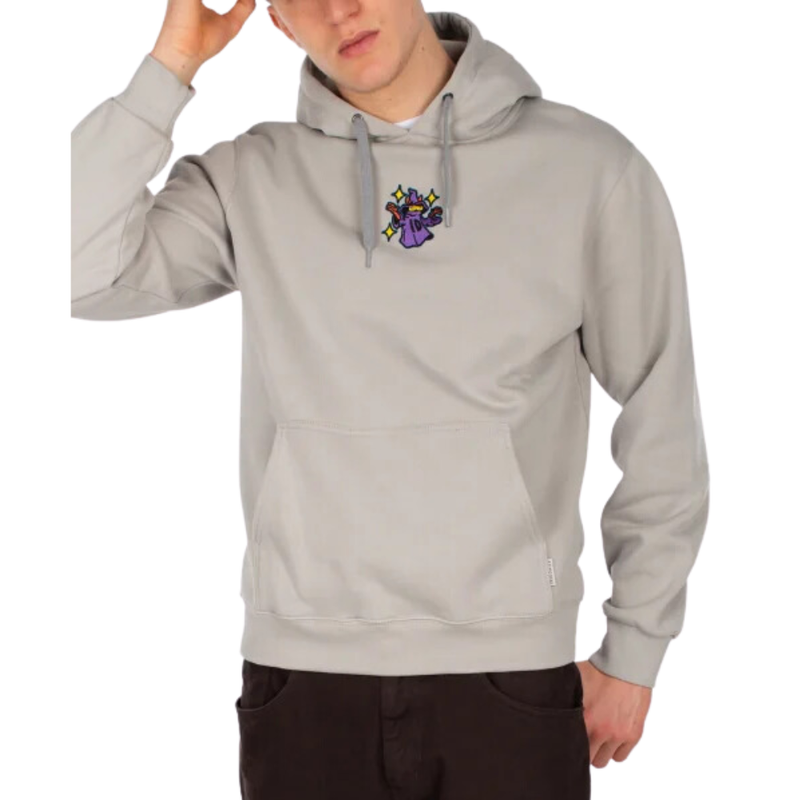 Wizzard Emb. Hoodie Cool Grey Bild 1