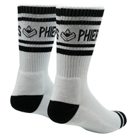 Doubleph Sock - Phieres - White Black - Socken
