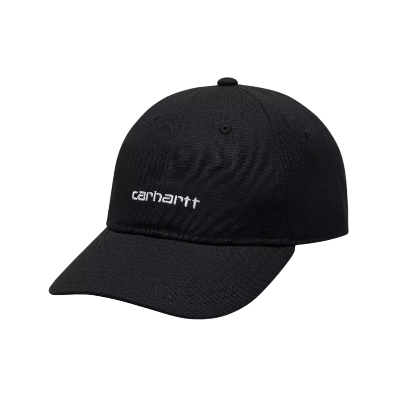 Canvas Script Cap Black / White Bild 1