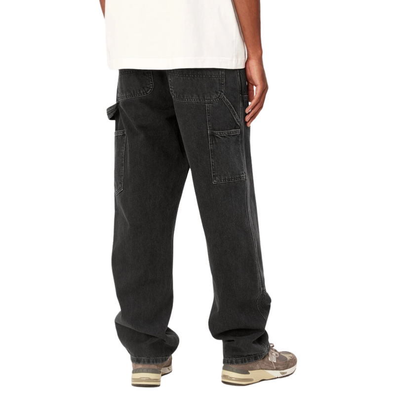 Double Knee Pant Black stone washed Bild 2