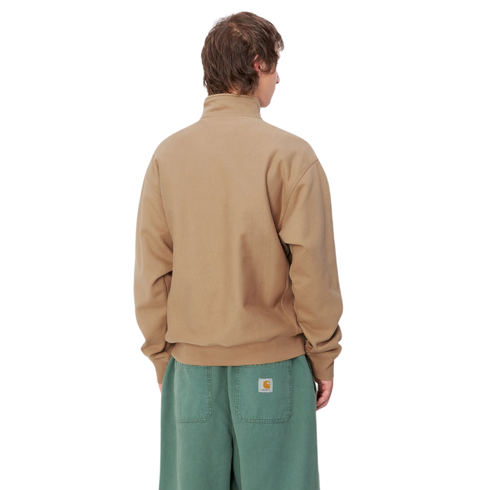 Half Zip American Script Sweat Peanut Bild 2