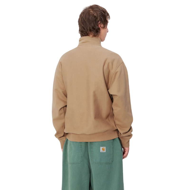 Half Zip American Script Sweat Peanut Bild 2