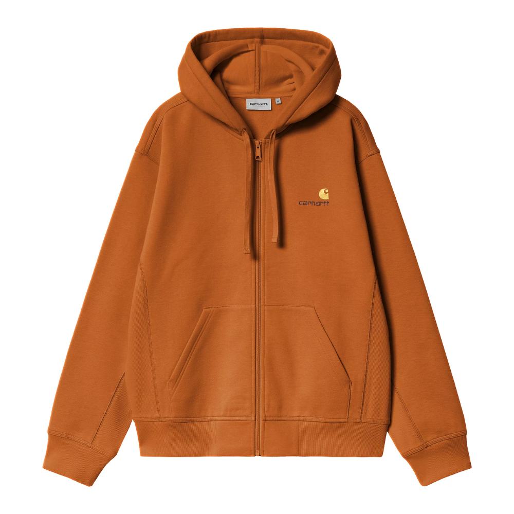 Hooded American Script Sweat Sienna Bild 1