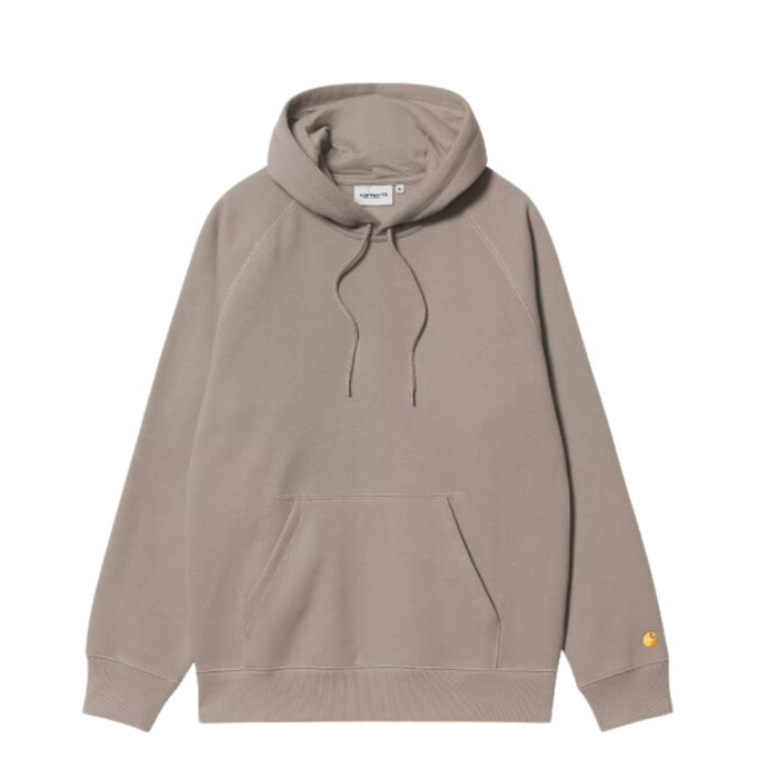 Hooded Chase Sweat Dusky Beige / Gold Bild 1