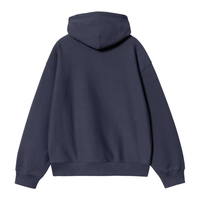 Hooded Label Script Sweat Blue Bild 2
