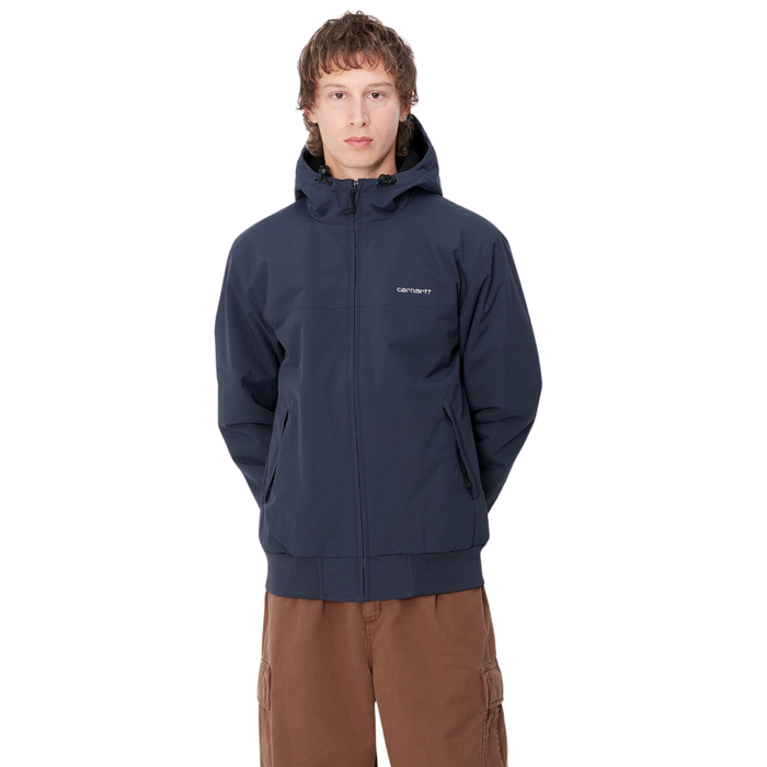 Hooded Sail Jacket Air Force Blue / Whi Bild 1