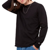 L/S Base T-Shirt Black/White Bild 3