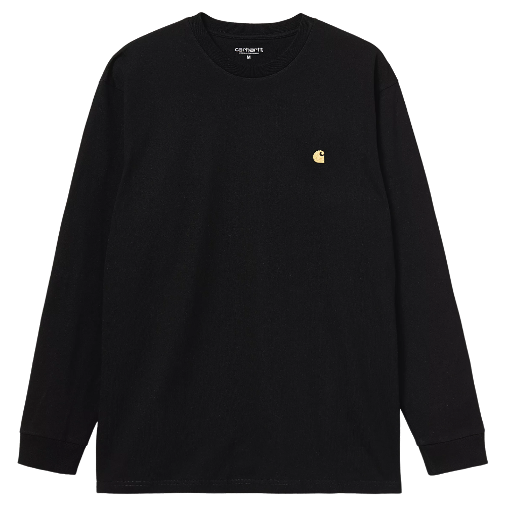 L/S Chase T-Shirt Black/Gold Bild 1